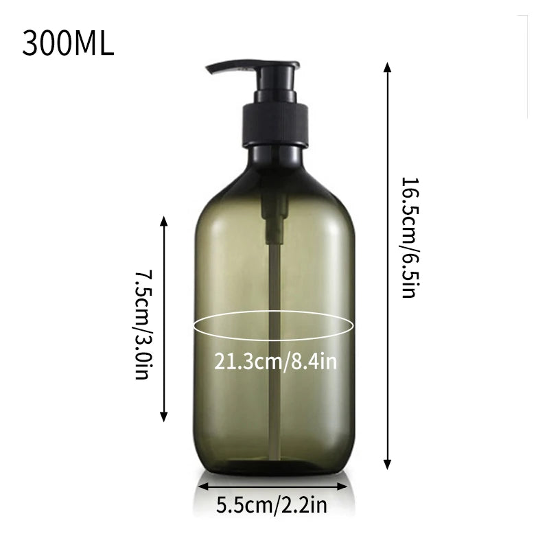 flacon pompe rechargeable pour shampoing et gel douche - vue 17 sur 33