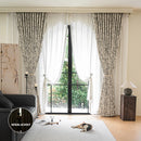 Rideau occultant imprimé moderne pour salon chambre fenêtres