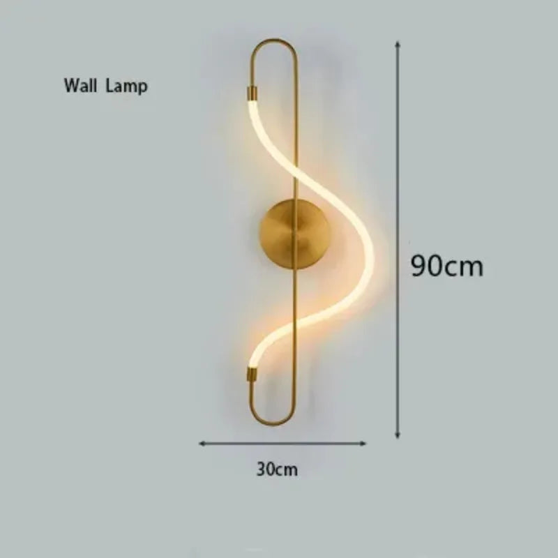 lustre design nordique à led intensité variable pour intérieur