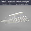 Lustre design LED en baguette lumineuse Bilbao