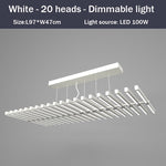 Lustre design LED en baguette lumineuse Bilbao