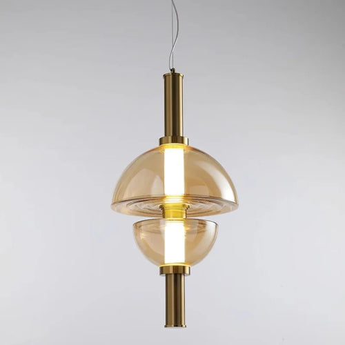 lustre en verre design nordique pour espace moderne - vue 11 sur 11