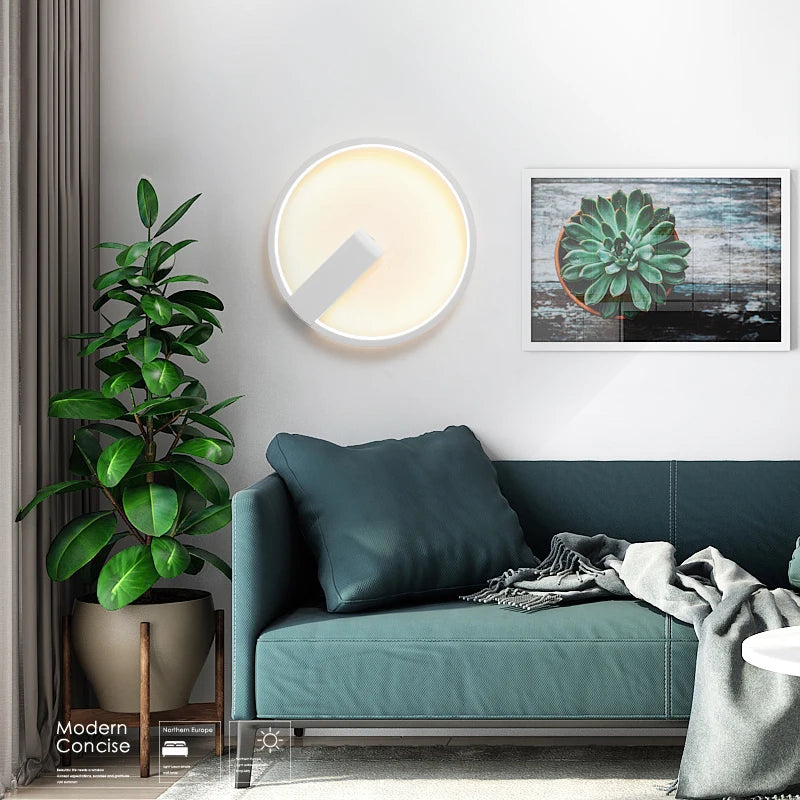 applique murale moderne en aluminium décorative d'intérieur - vue 5 sur 6