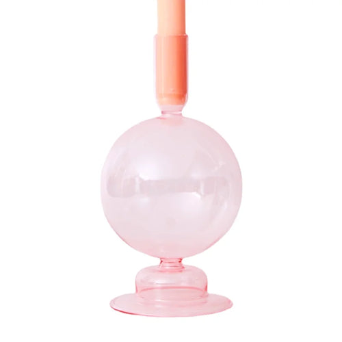 bougeoirs coniques en verre pour décoration de table de mariage