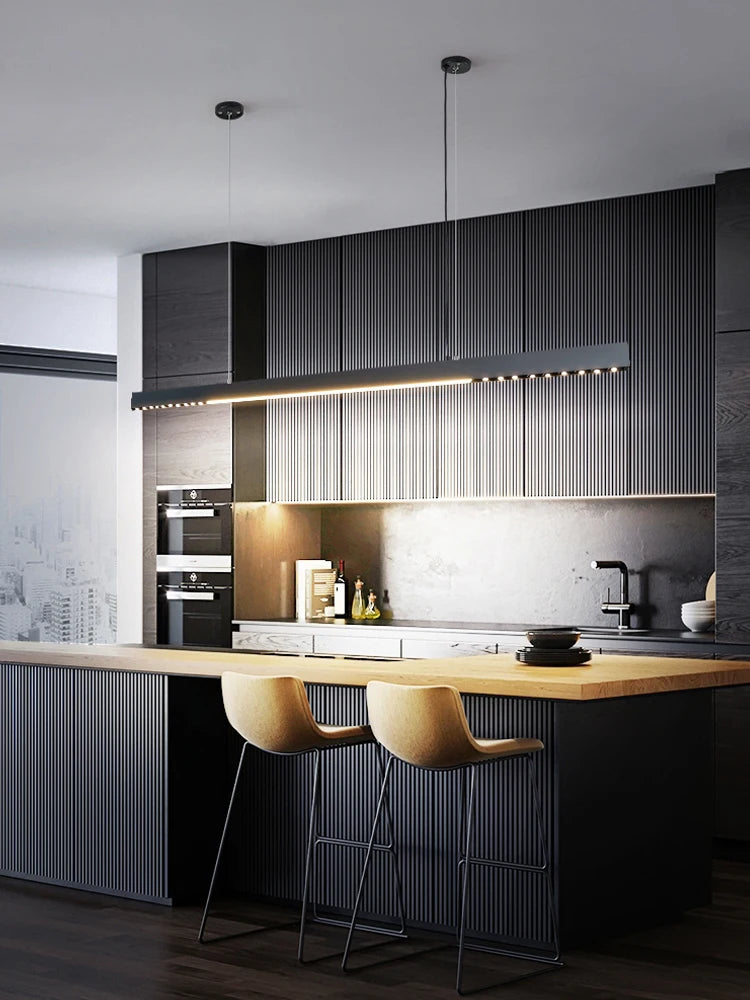 lustre moderne minimaliste pour cuisine et bureau - vue 3 sur 10