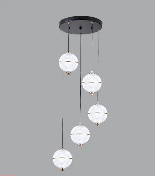 suspension boule acrylique moderne pour restaurant et bar - vue 8 sur 16