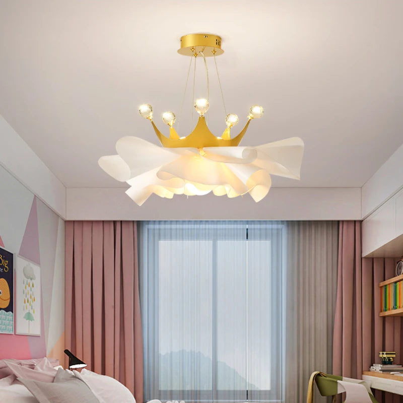 lustre moderne en cristal pour décoration romantique et chaleureuse - vue 3 sur 8