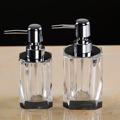 distributeur de savon en verre pour salle de bain créatif et pratique - vue 4 sur 12