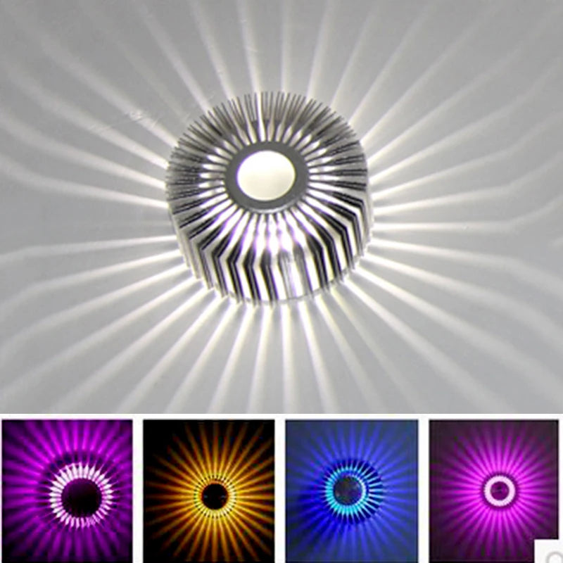 Plafonnier LED coloré en aluminium au design moderne