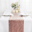 Chemin de table orange paillettes décoratif fête mariage