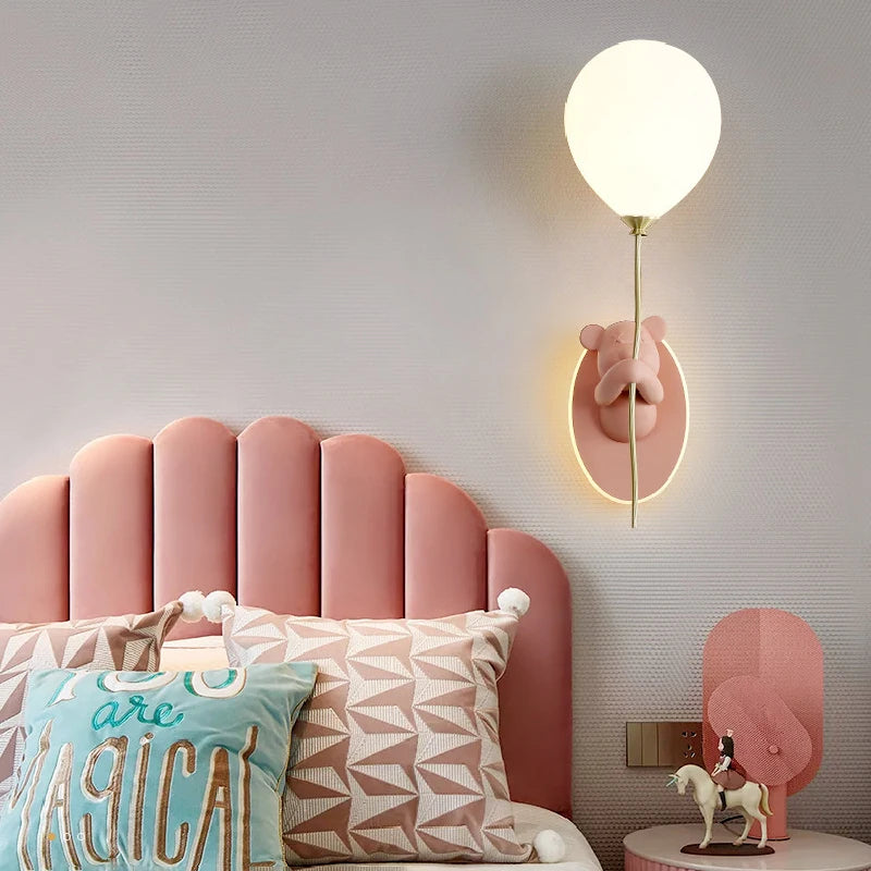 applique murale ours en ballon pour chambre d'enfant - vue 5 sur 17