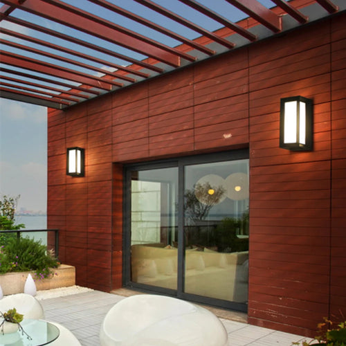 applique murale led étanche pour extérieur jardin patio - vue 5 sur 7