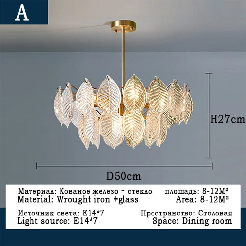 lustre moderne en verre pour décoration intérieure élégante et raffinée - vue 10 sur 11