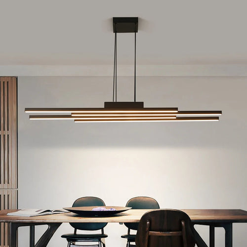 lustre moderne design nordique lumineux pour bar et restaurant - vue 3 sur 9