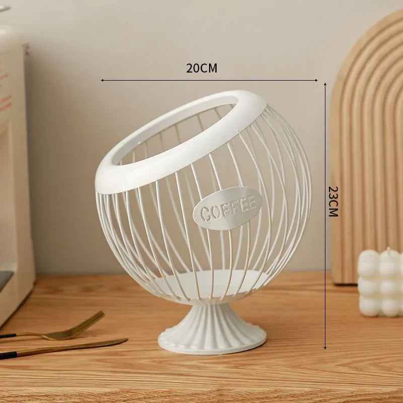 panier à fruits en métal élégant pour rangement et décoration - vue 10 sur 14