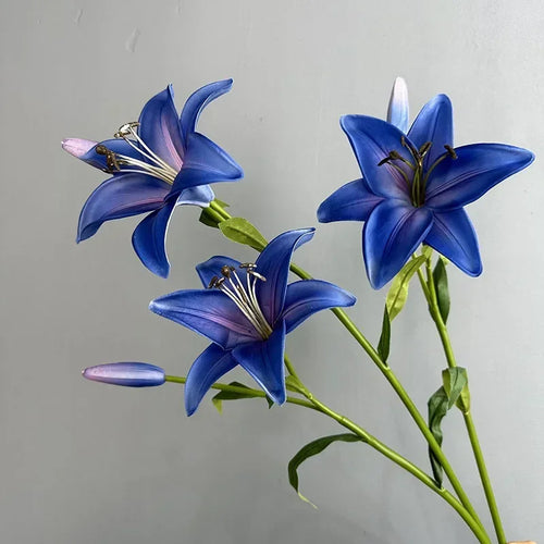 branche de lys artificielle décoration florale pour intérieur - vue 5 sur 11