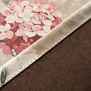 Rideau occultant floral moderne pour salon chambre fenetre