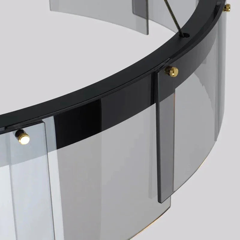 suspension en verre moderne pour un éclairage élégant et minimaliste - vue 9 sur 9