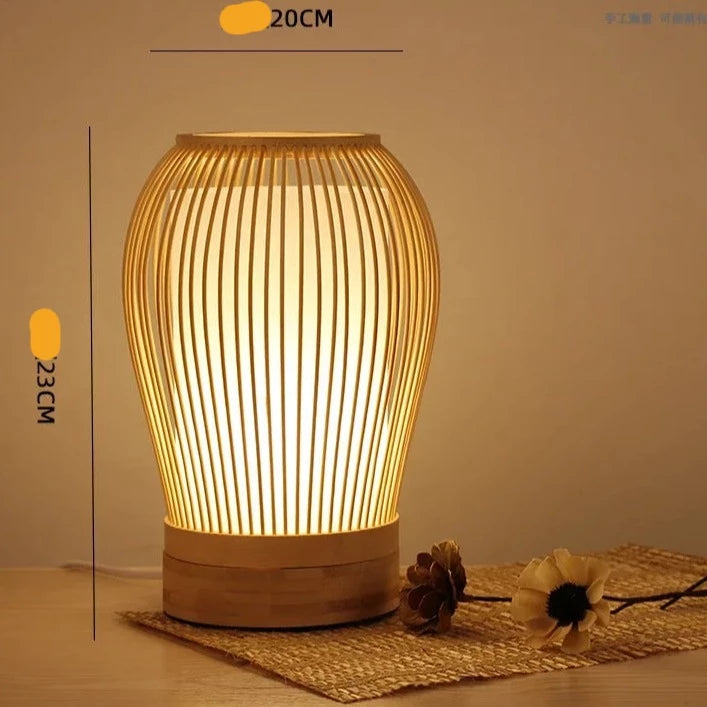 Lampe de Table japonaise Tatami Club Zen
