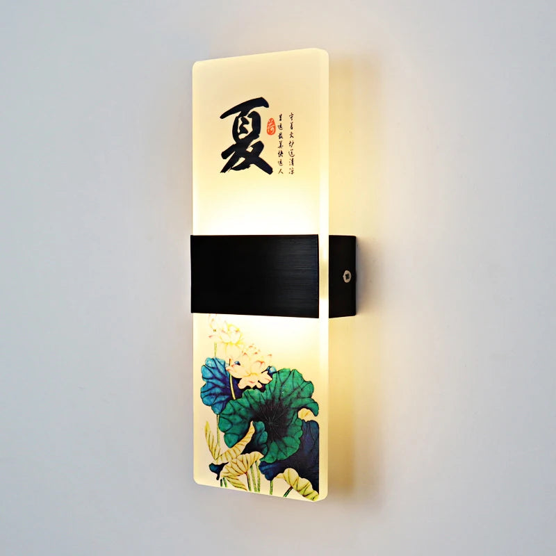 applique murale japonaise en acrylique pour décoration moderne - vue 14 sur 14