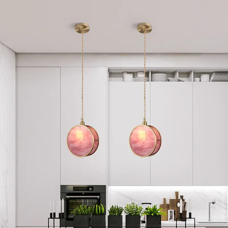 suspension en verre créative style nordique pour décoration intérieure - vue 4 sur 9