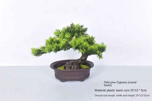 plante artificielle bonsaï en plastique pour décoration intérieure - vue 28 sur 41