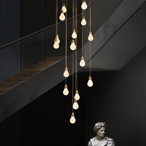 lustre moderne en cristal pour décoration intérieure élégante - vue 2 sur 14
