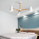 Lustre en rondins scandinave salon chambre plafond suspension luminaires cuisine plafond éclairage cerf design e27 lumière