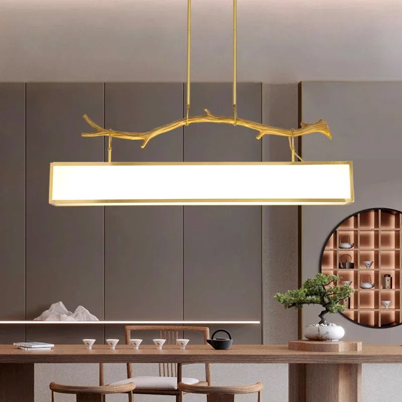 lustre led moderne suspension pour éclairage intérieur - vue 3 sur 9