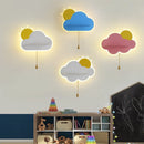 applique murale led décorative pour chambre de bébé nuage et soleil