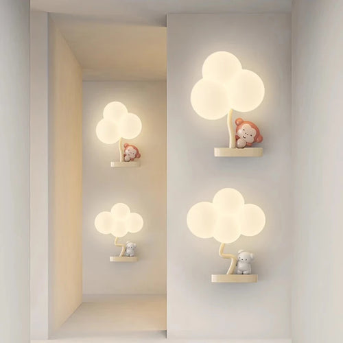 lampe nuage mignonne pour chambre d'enfant animaux et princesses - vue 2 sur 8