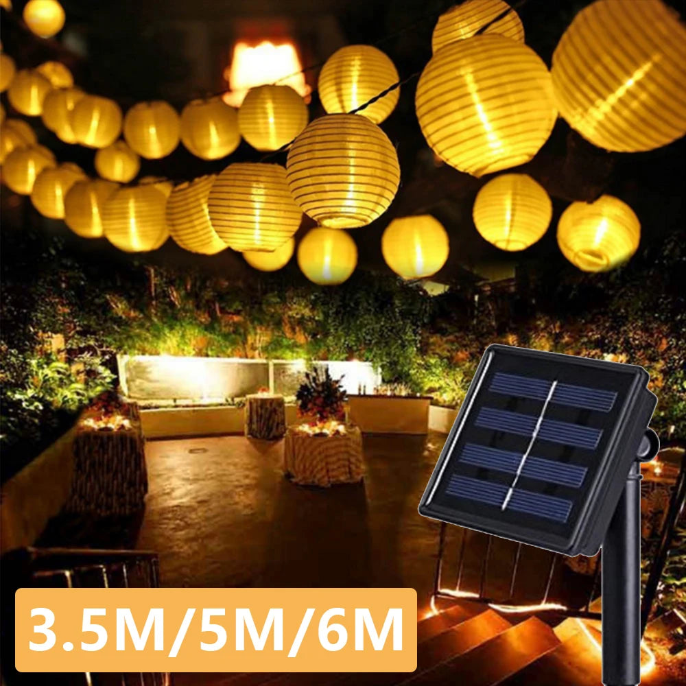guirlande lumineuse solaire décorative pour jardin extérieur