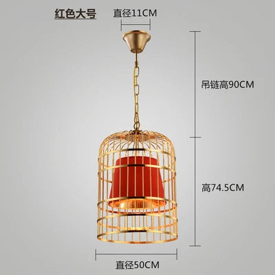 suspension vintage industrielle en fer doré pour bar ou loft - vue 9 sur 15