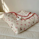 Plaid coton crepe leger motifs carreaux enfants ete