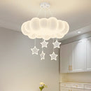lustre moderne donuts minimaliste avec télécommande gradation
