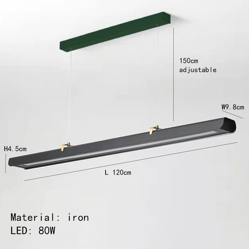 plafonnier led suspendu design minimaliste pour restaurant bar ou magasin