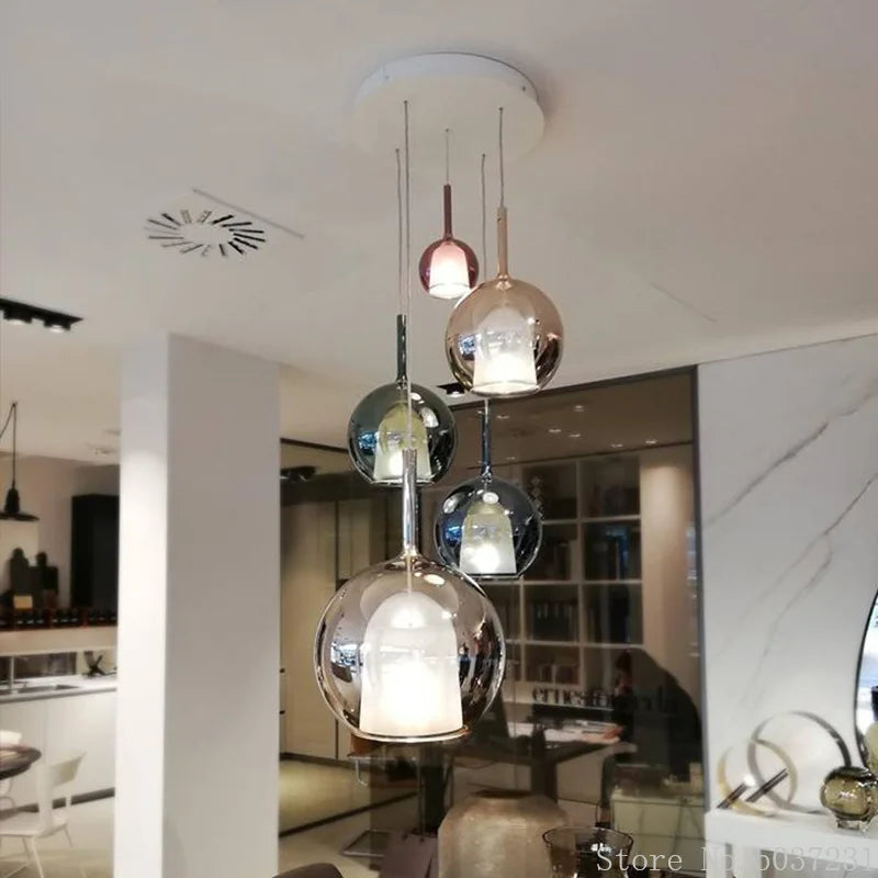 suspension nordiques en verre simple et moderne - vue 3 sur 15