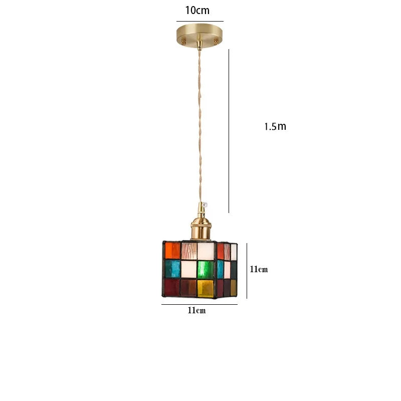 suspension en verre teinté style nordique pour éclairage industriel - vue 17 sur 18