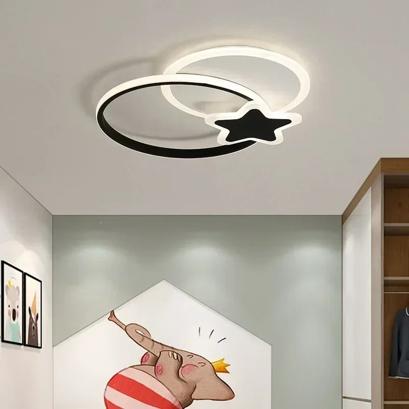 Plafonnier moderne à LEDs pour enfants chambre salon salle à manger chambre étude allée