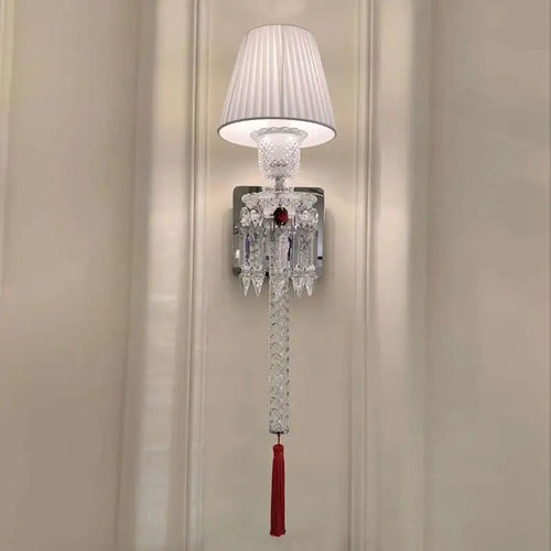 applique murale moderne à led en cristal pour intérieur design