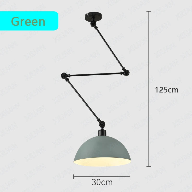 plafonnier led suspendu design scandinave moderne en aluminium - vue 11 sur 16
