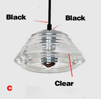 suspension moderne en verre transparent pour intérieur - vue 10 sur 11