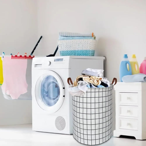 panier à linge portable pour jouets et vêtements étanche - vue 5 sur 8
