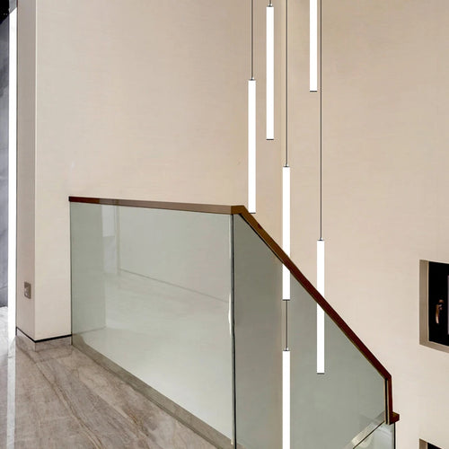 lustre moderne minimaliste de luxe pour duplex - vue 6 sur 15