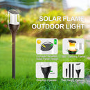 lampes solaires extérieures à flamme pour jardin et patio