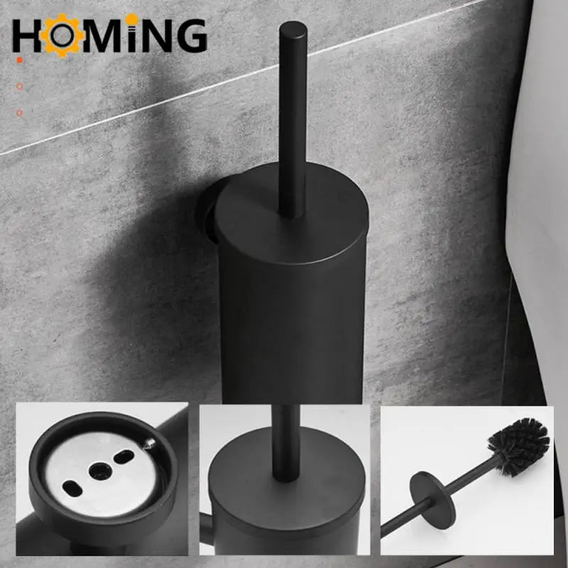 brosse de toilette avec support pour salle de bain