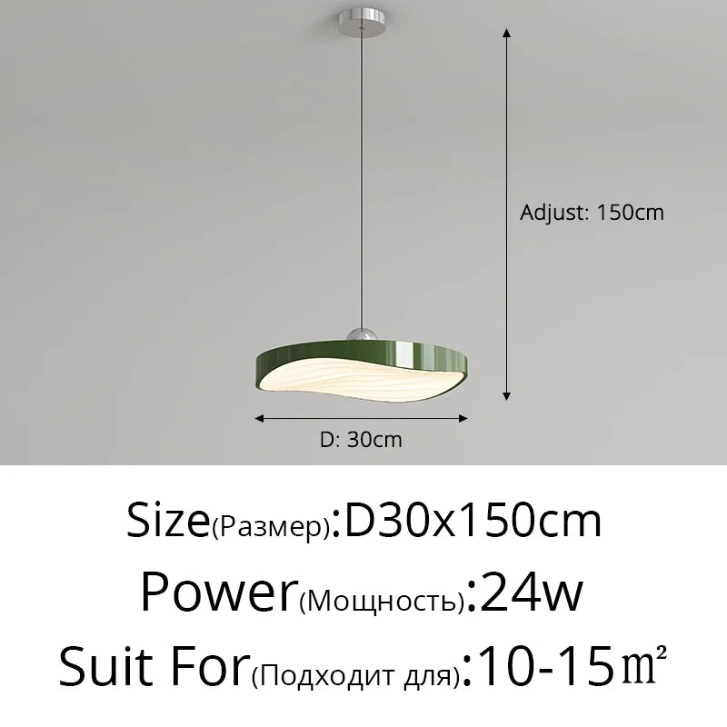 suspension led moderne et minimaliste pour intérieur décoratif