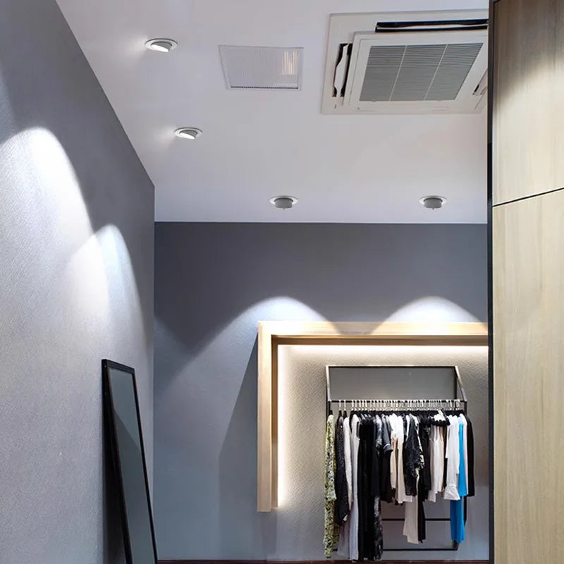 plafonnier led réglable antiéblouissement pour magasin - vue 3 sur 7