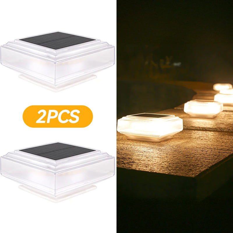 lot de 2 lampes solaires led pour jardin et décoration extérieure