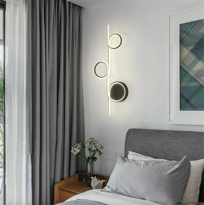 applique murale led moderne simple créativité nordique personnalisée